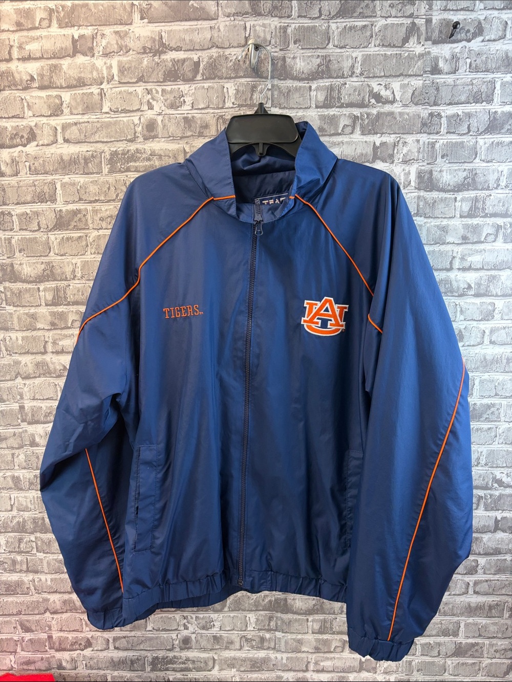 Auburn Tigers Navy Blue Team Windbreaker Jacket‎